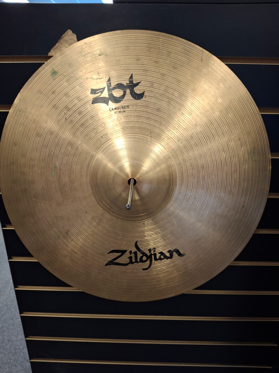 邦楽 ZORN18 Used Zildjian ZBT 18 INCH CRASH RIDE Cymbal 18