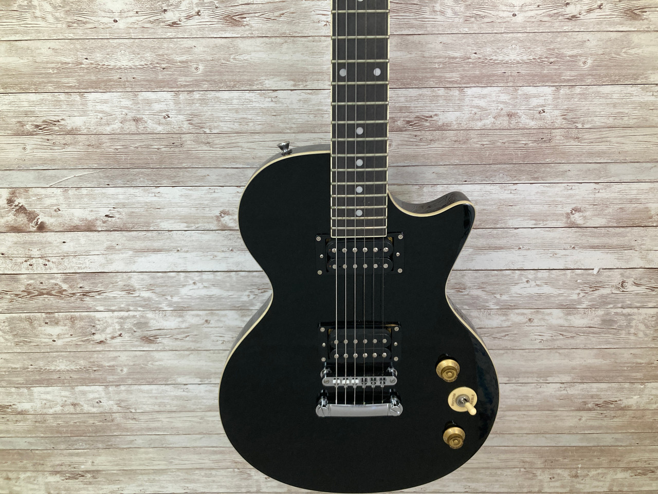 Used Donner LP TYPE LP Type Electric Guitar Black 6-String