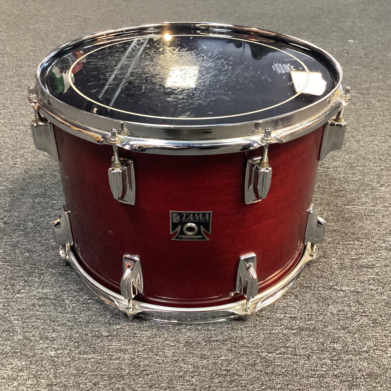 Used Tama SUPERSTAR 14X10 Vintage Rack Tom Red 14