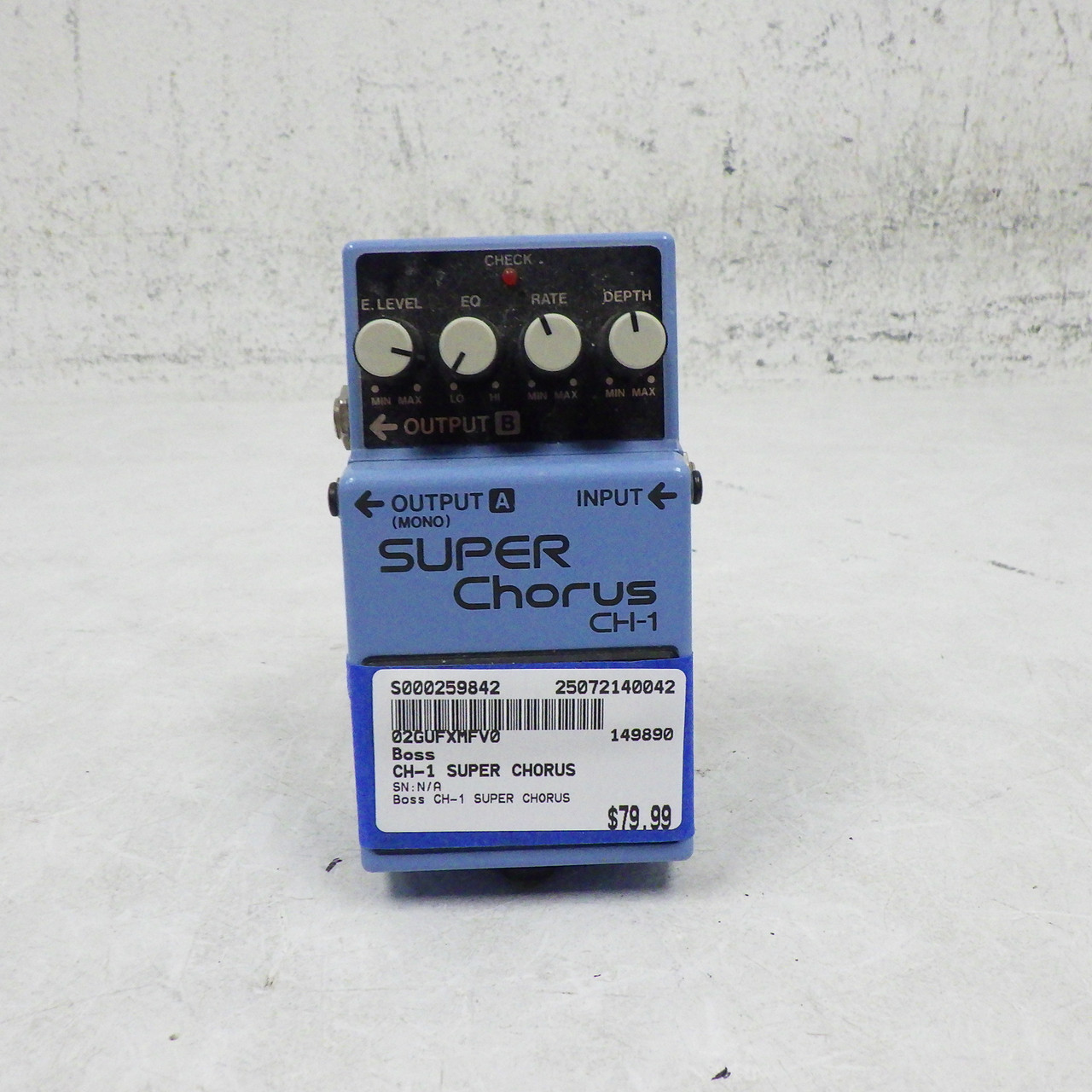 Used Boss CH-1 SUPER CHORUS Chorus Pedal