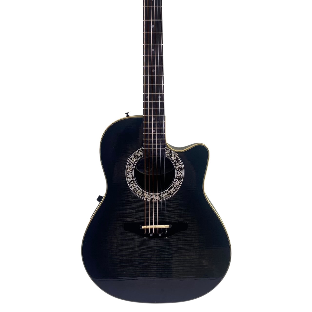 Used Ovation PINNACLE 386T WITH OHSC Solid Top Acoustic