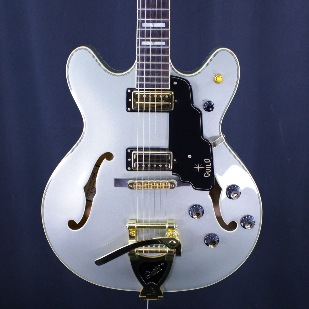 Used Guild STARFIRE SF-VI Semi-Hollow Electric Guitar Green 6-String