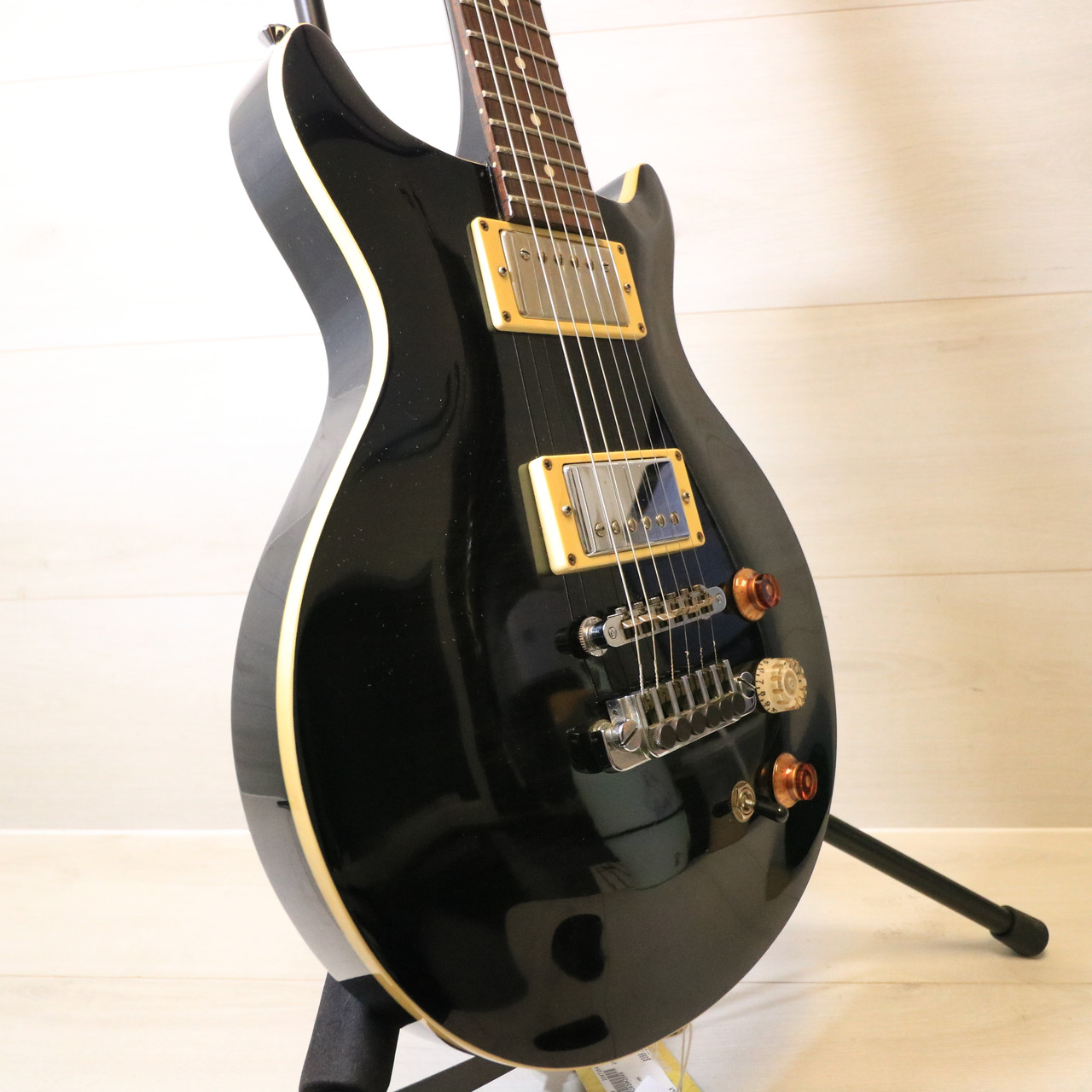 Used Hamer DOUBLE CUT HH Electric Guitar Black 6-String