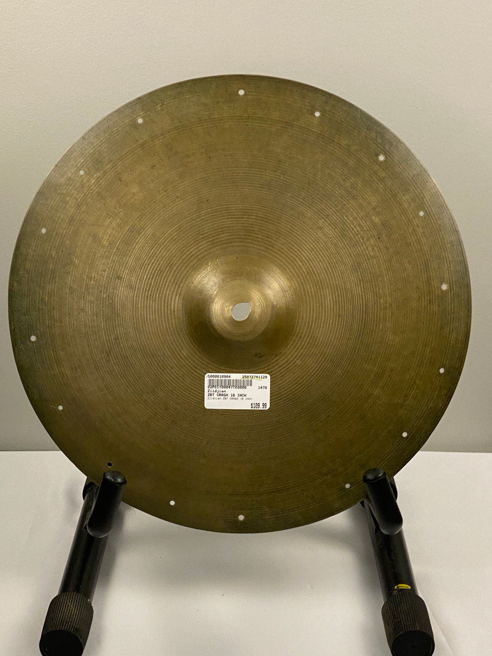 Used Zildjian ZBT CRASH 16 INCH Vintage Crash Cymbal 16