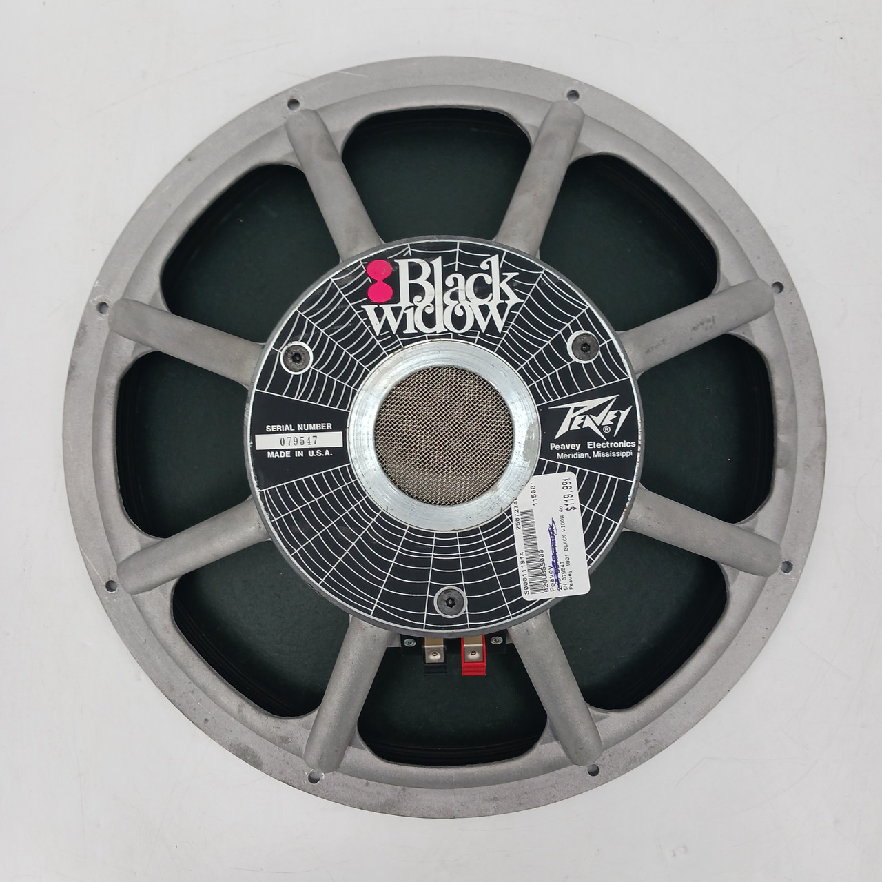 Used Peavey 1801 BLACK WIDOW 15