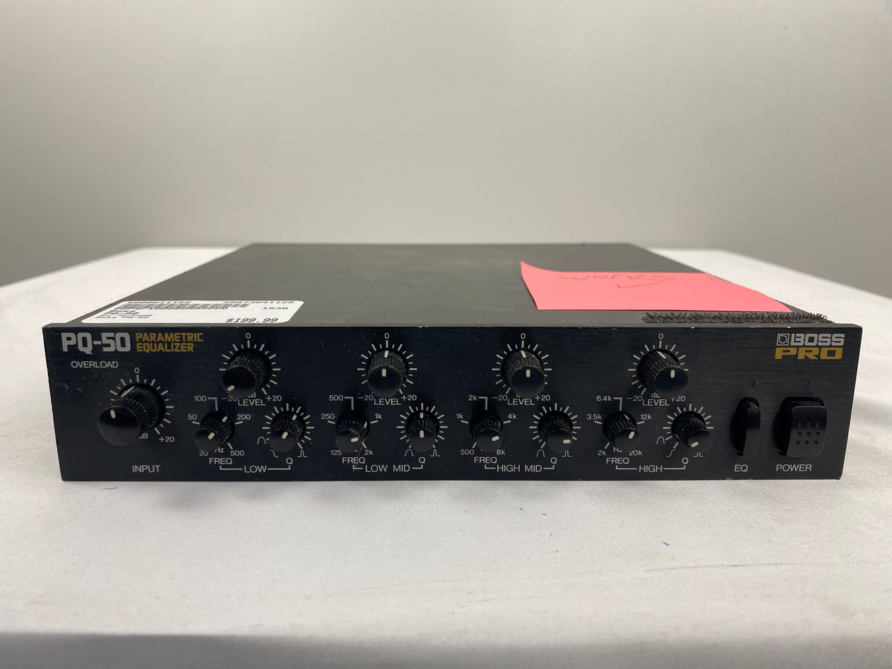 BOSS PQ-50 パラメトリックイコライザー CL-50　コンプレッサー Used Boss PQ-50 Equalizer