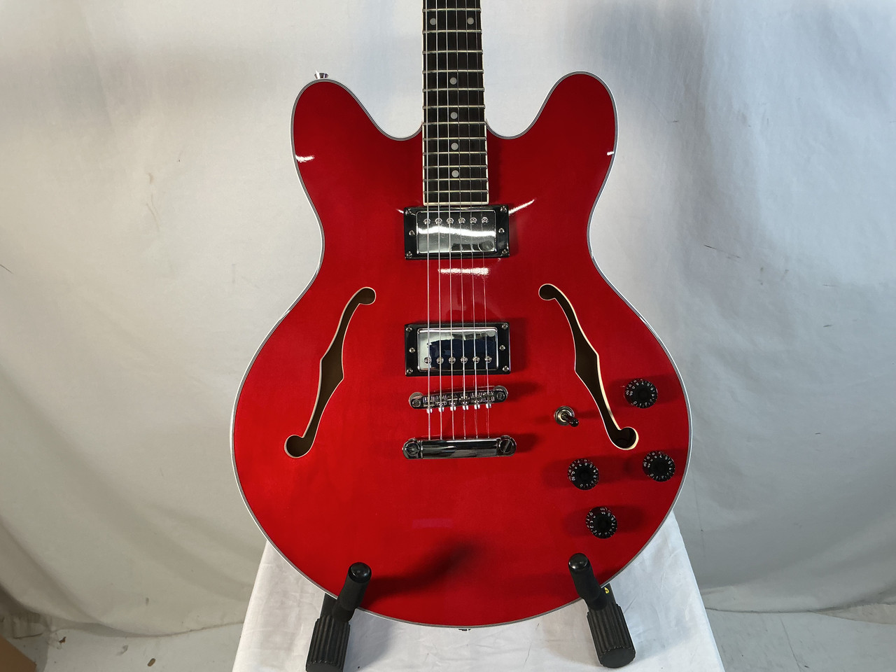 Used Oscar Schmidt OE30 DELTA KING Semi-Hollow Electric Guitar Red