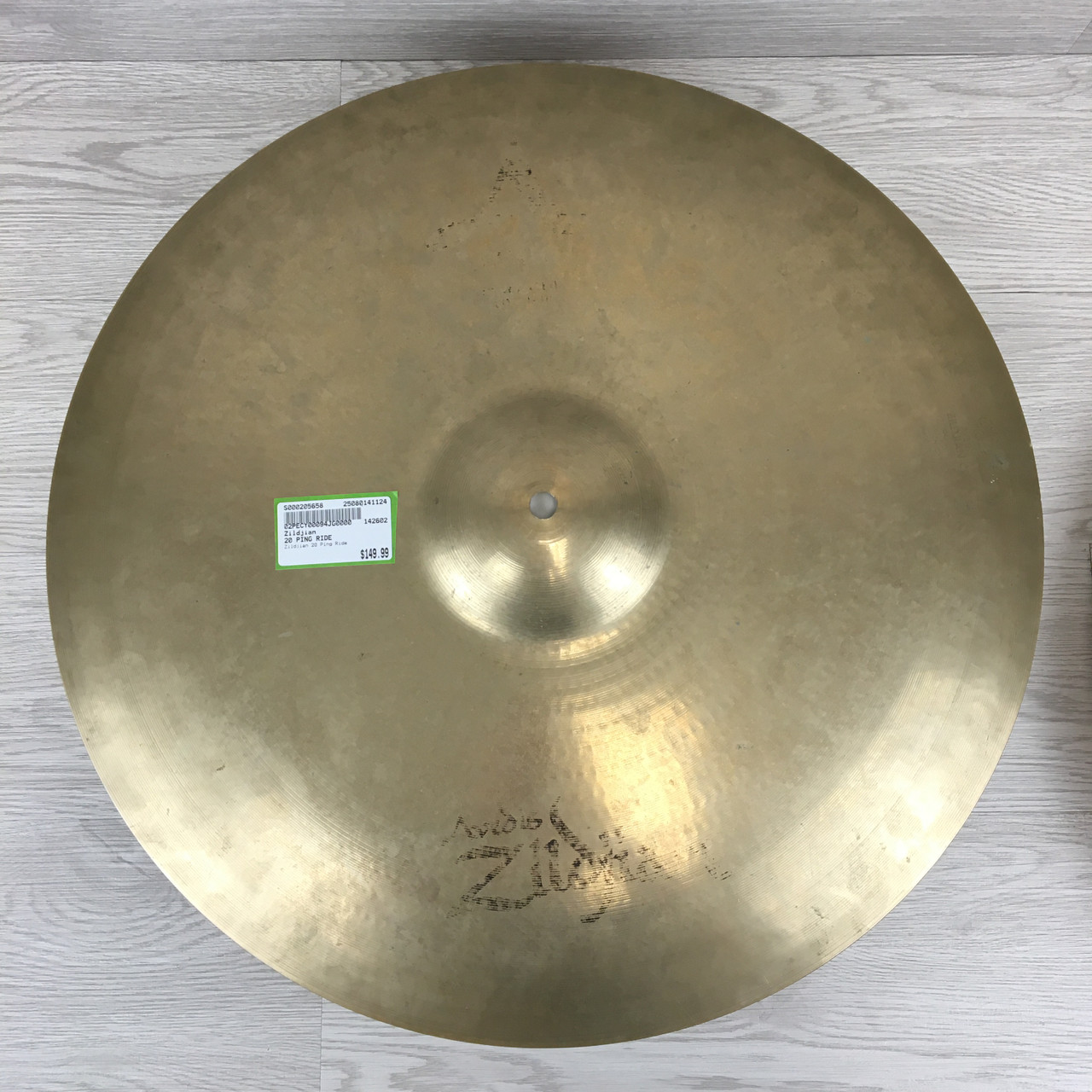 Used Zildjian 20 PING RIDE Ride Cymbal 20