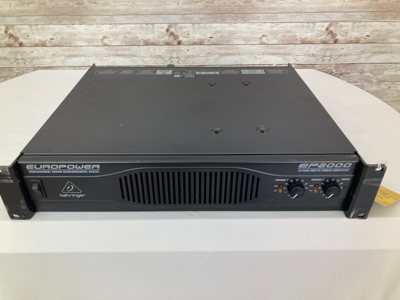Used Behringer EUROPOWER EP2000 POWERAMP Power Amplifier
