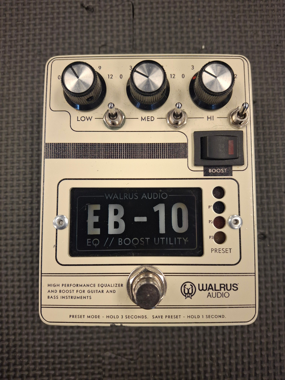 Used Walrus Audio EB-10 EQ BOOST EQ Pedal