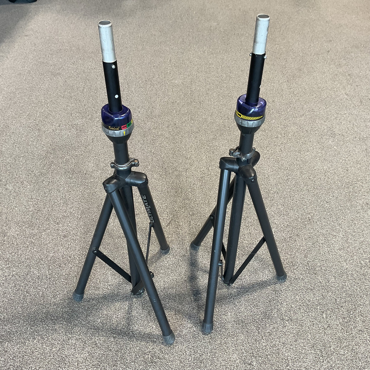 Used ULTIMATE SUPPORT TELELOCK TS-90B SPEAKER STANDS
