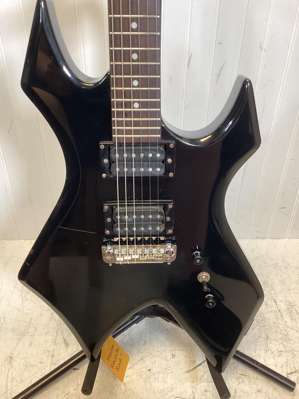 Used BC Rich WARLOCK BRONZE SERIES WG-5T/BK Pointy Electric Guitar