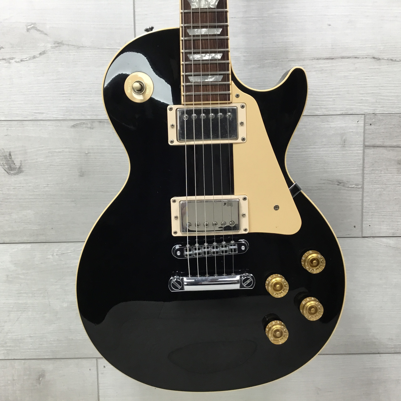 Used Gibson LES PAUL STANDARD 1998 LP Type Electric Guitar Black 6