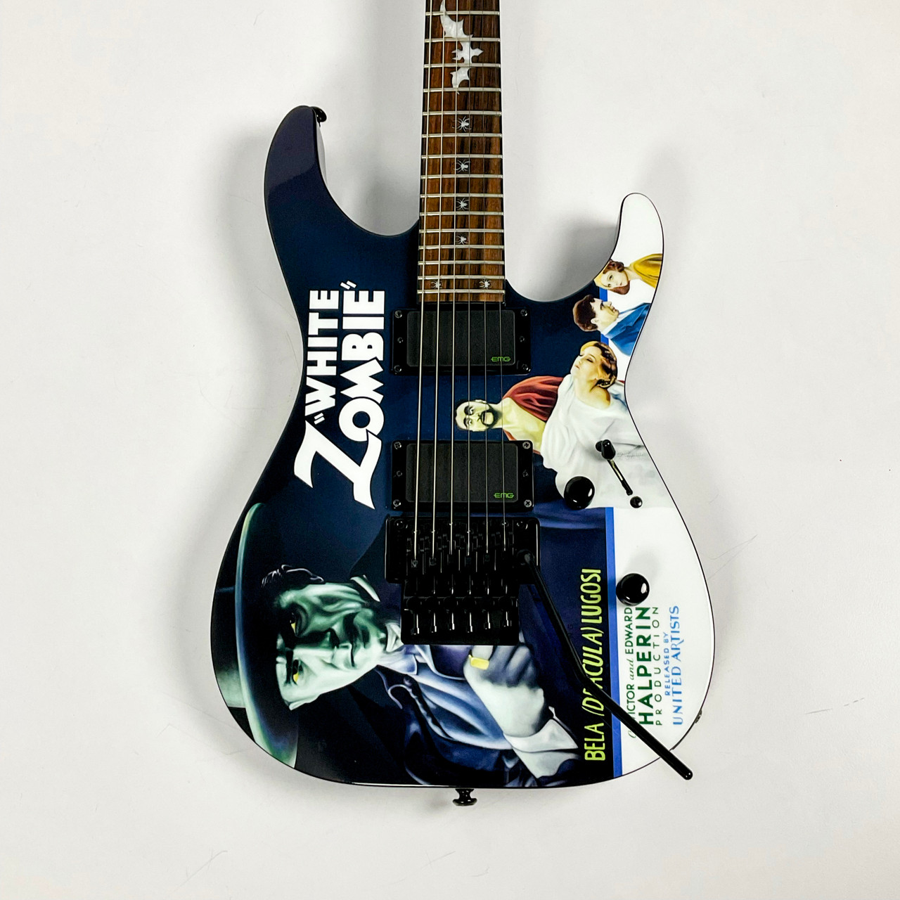 Used LTD KH-WZ Kirk Hammett White Zombie Electric Guitar