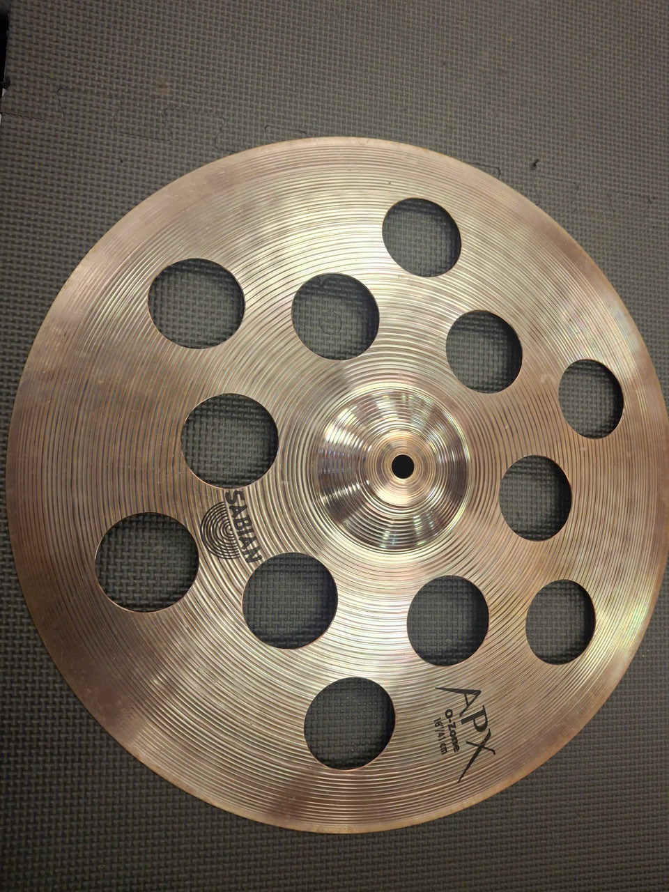 Used Sabian 16 APX O-ZONE CRASH Crash Cymbal 16