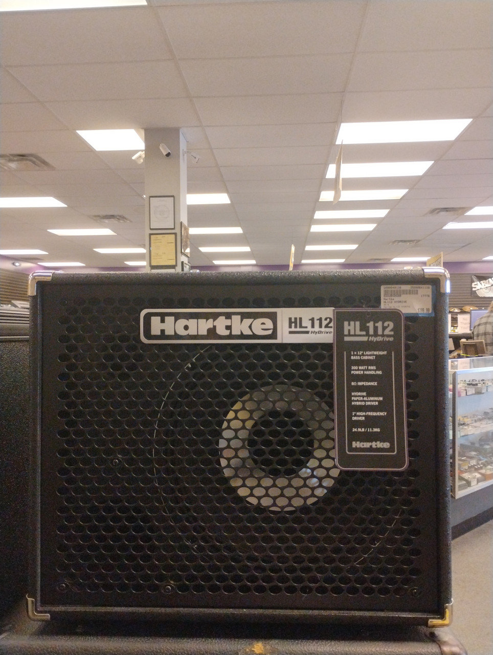 Used Hartke HL112 HYDRIVE Bass Guitar Cabinet Other