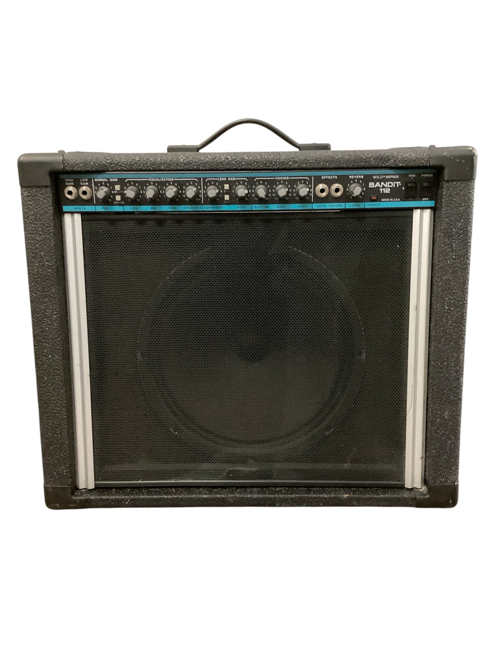 Used Peavey BANDIT 112 COMBO TEAL STRIPE 1 x 12 Solid State