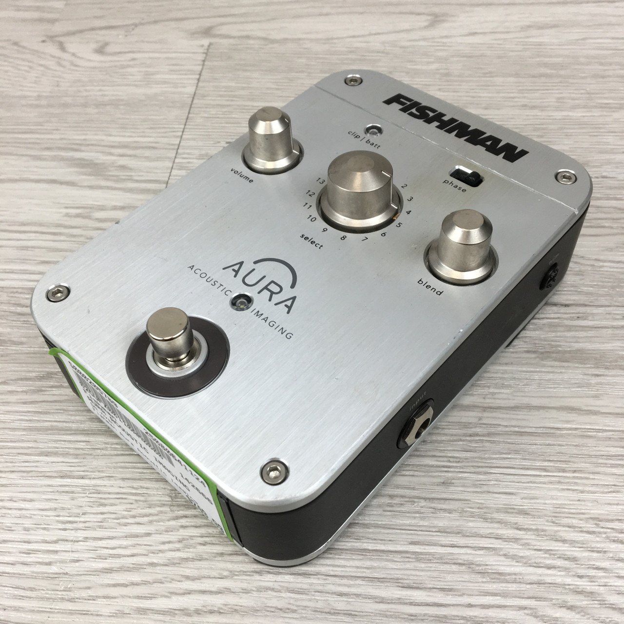 Used Fishman AURA ACOUSTIC IMAGING Guitar PreAmp Pedal