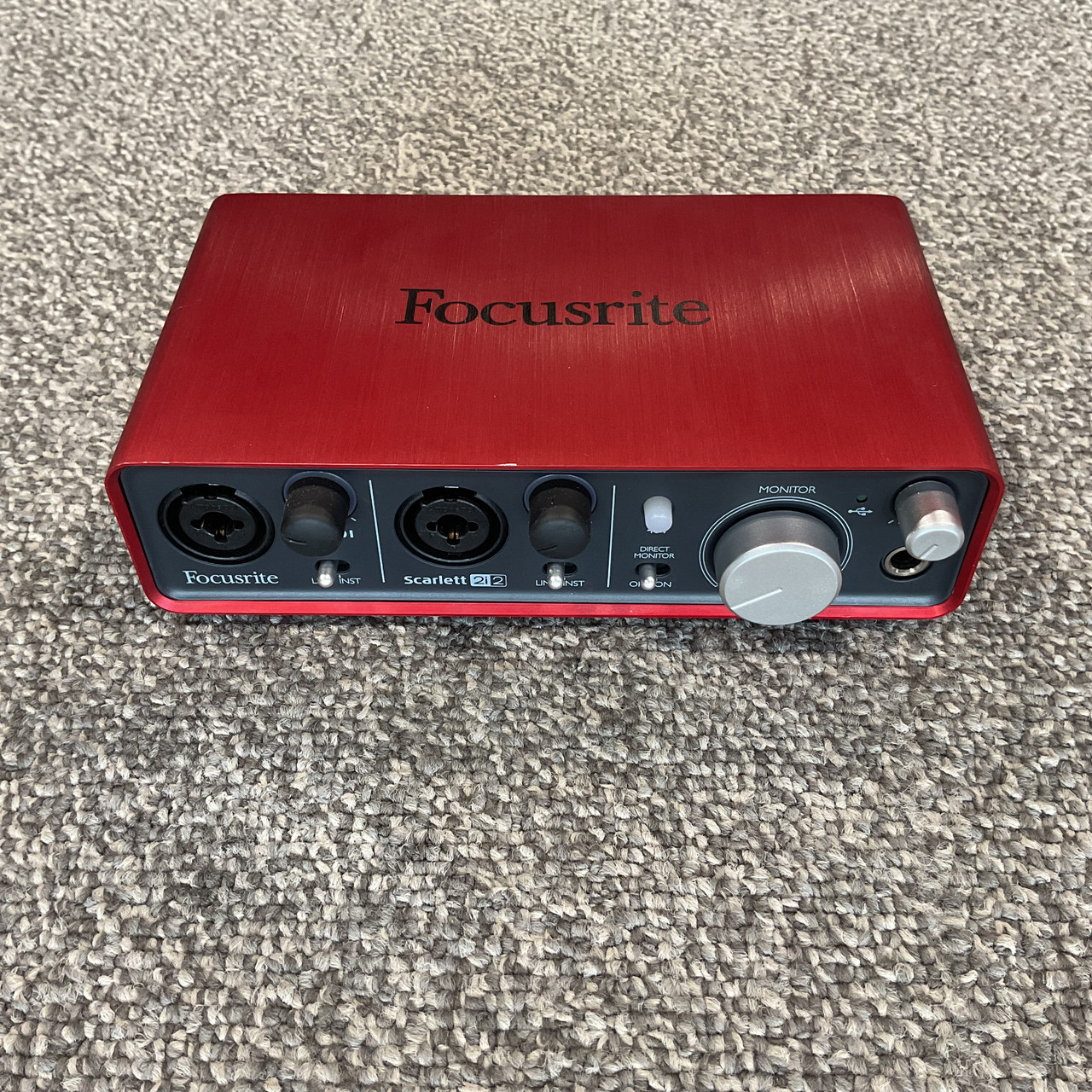 Used FOCUSRITE SCARLETT 2I2 2ND GEN Computer Interface
