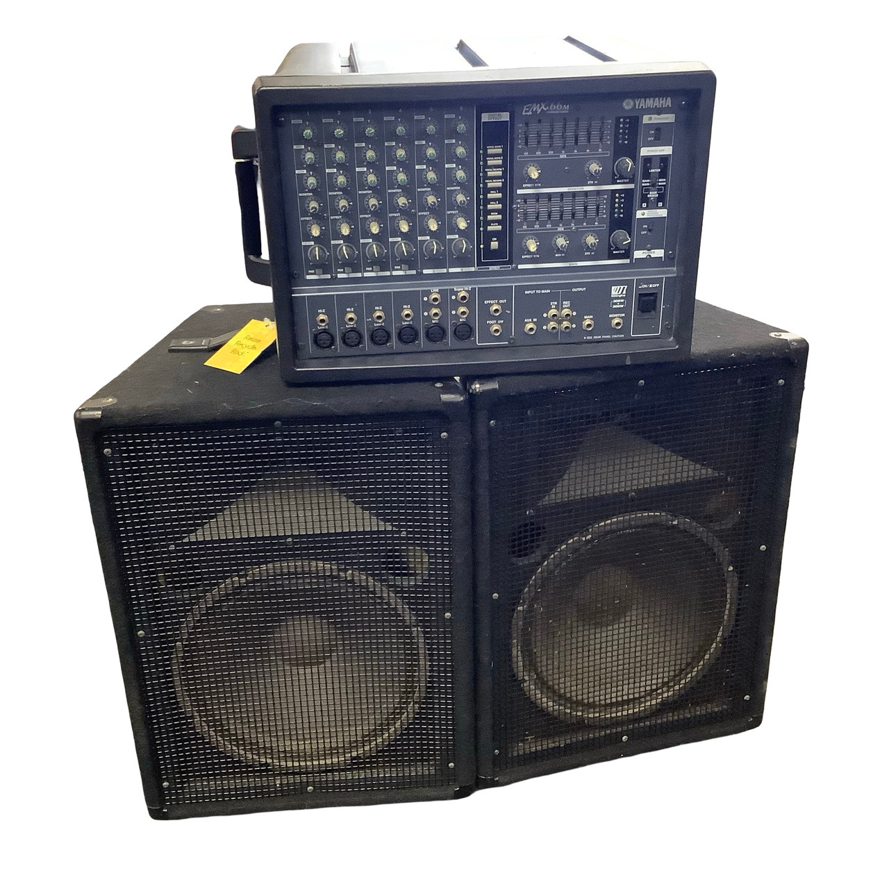 Used Yamaha EMX66M W/ SPEAKERS PACKAGE Mixer