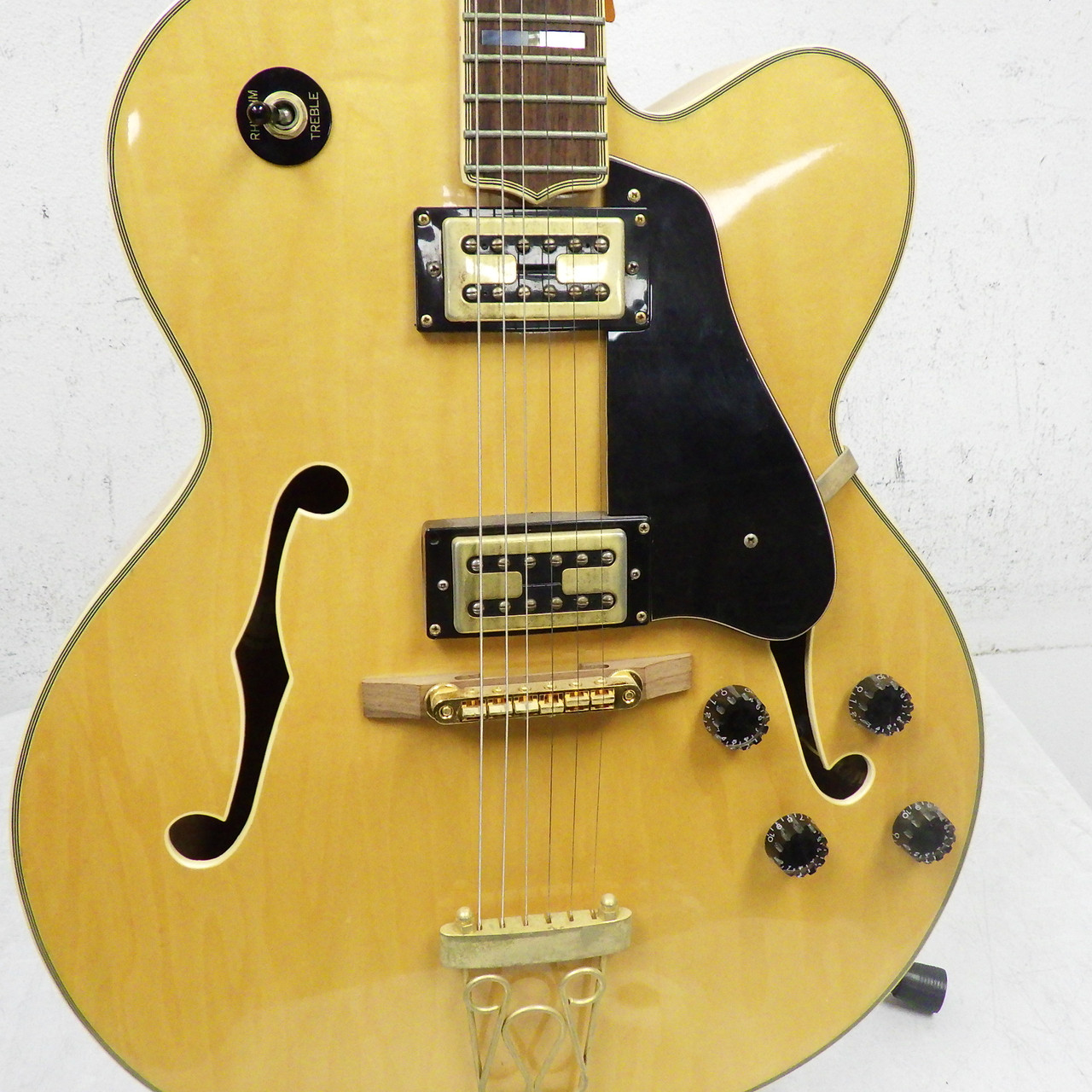 Used Samick HJ650 Semi-Hollow Electric Guitar Amber 6-String