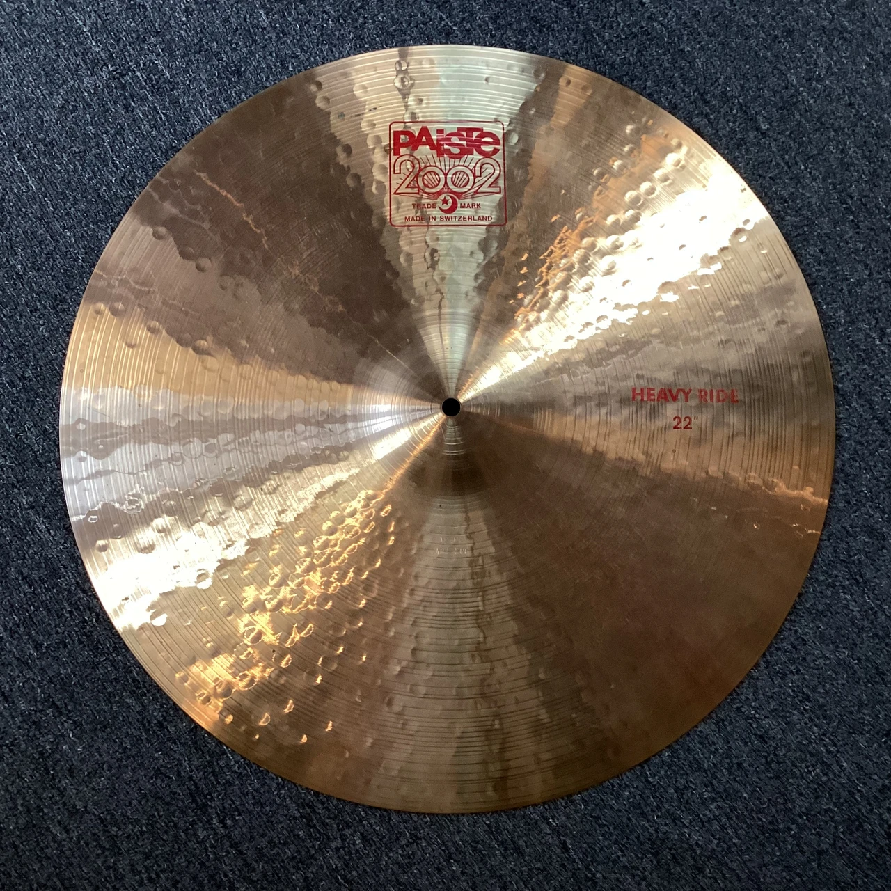 Used Paiste 22 2002 HEAVY RIDE Ride Cymbal 22