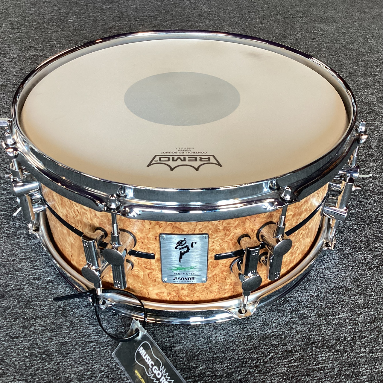 Used Sonor BENNY GREB SIGNATURE BEECH WOOD Wood Snare Drum 13