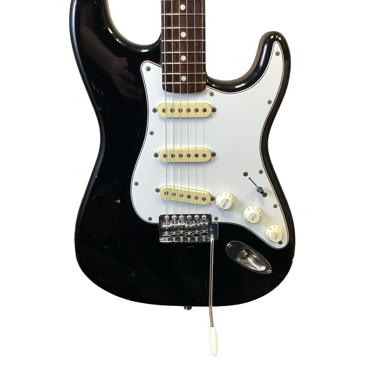 Squier Strat エレキギター ブラック Used Squier 1987 STRATOCASTER MIJ Electric Guitars Black
