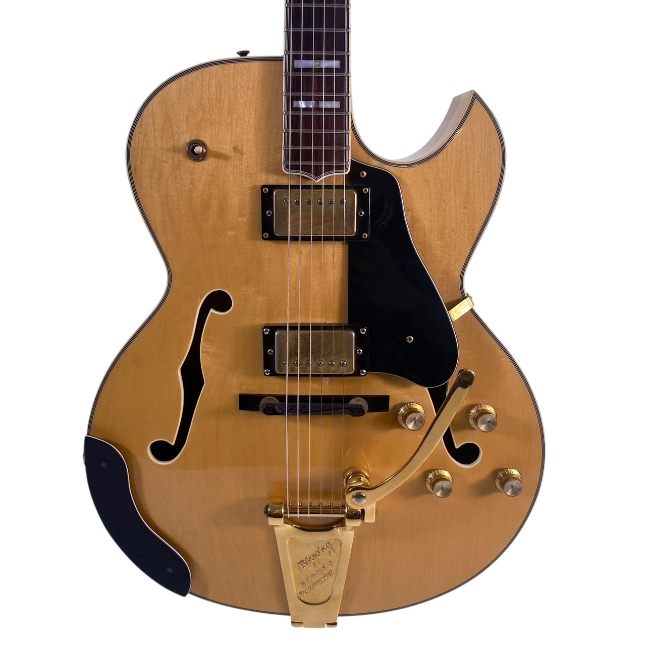 Used Samick 1998 HJ650 HOLLOW BODY Electric Guitar Natural 6-String