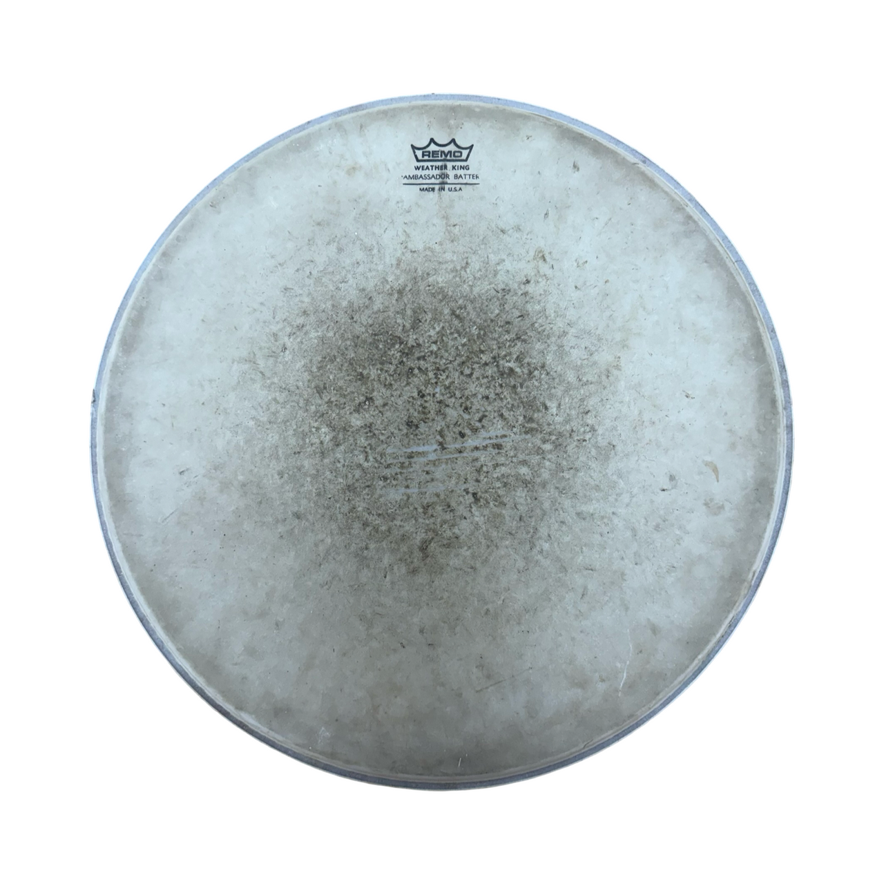 Used Remo 14-INCH WEATHER KING AMBASSADOR COATED Snare Drum Head