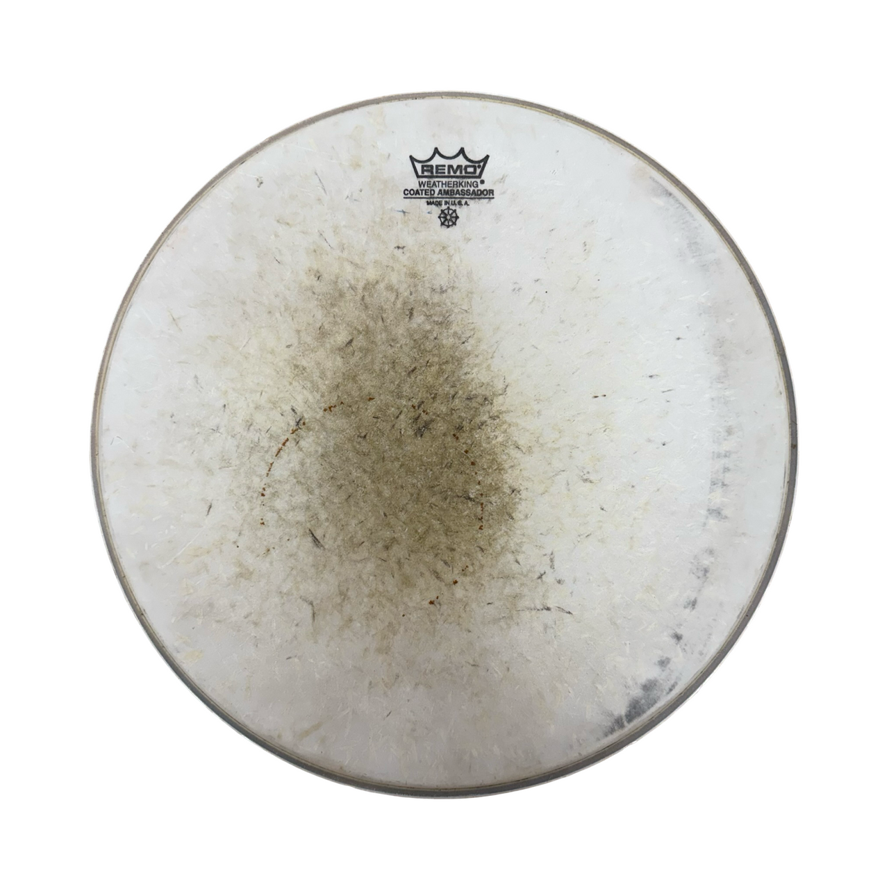 Used Remo 13-INCH WEATHER KING AMBASSADOR COATED Snare Drum Head