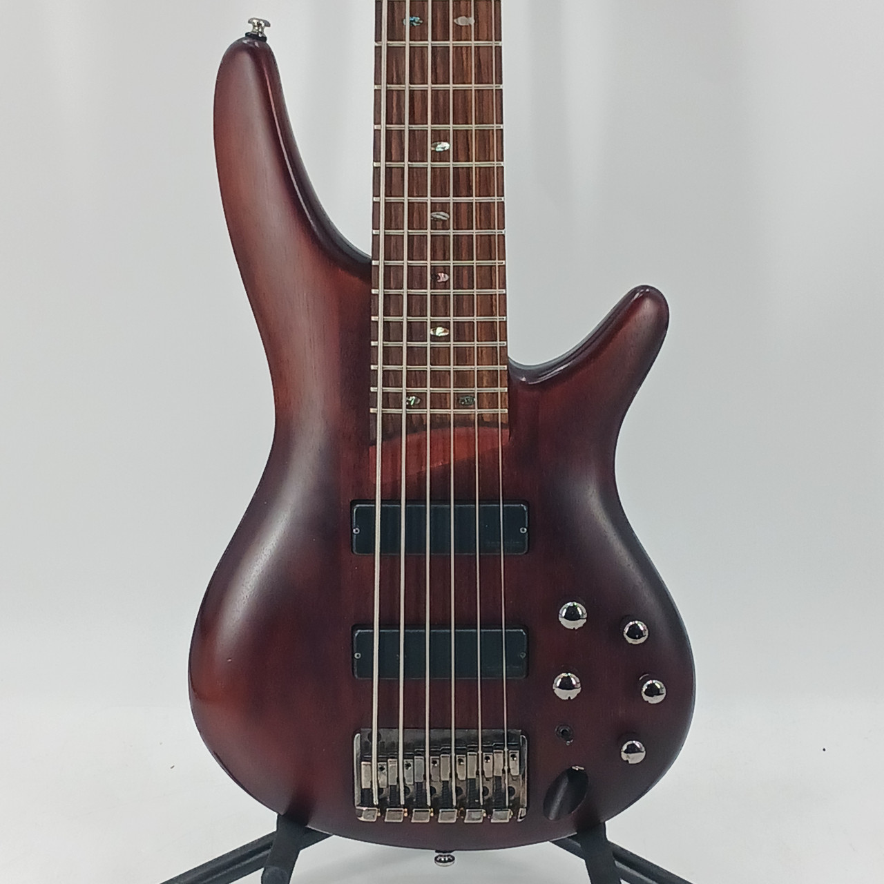 Used Ibanez SR506 Bass Guitar Wood 6-String