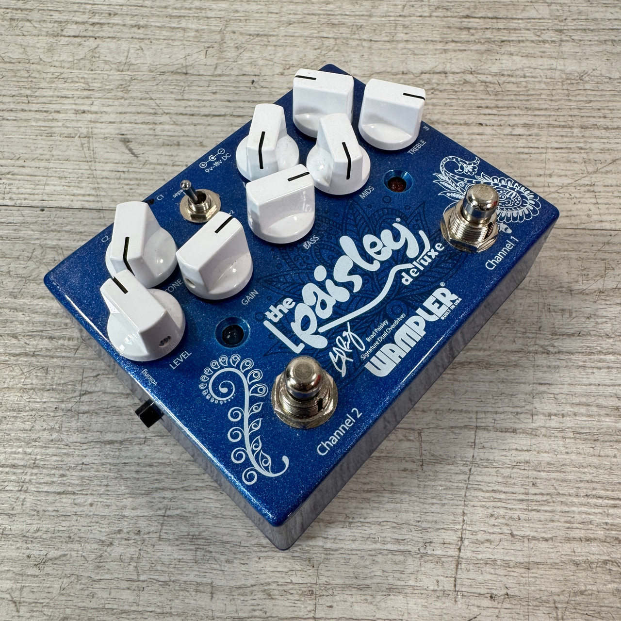 Used Wampler Paisley Drive Deluxe Overdrive Pedal