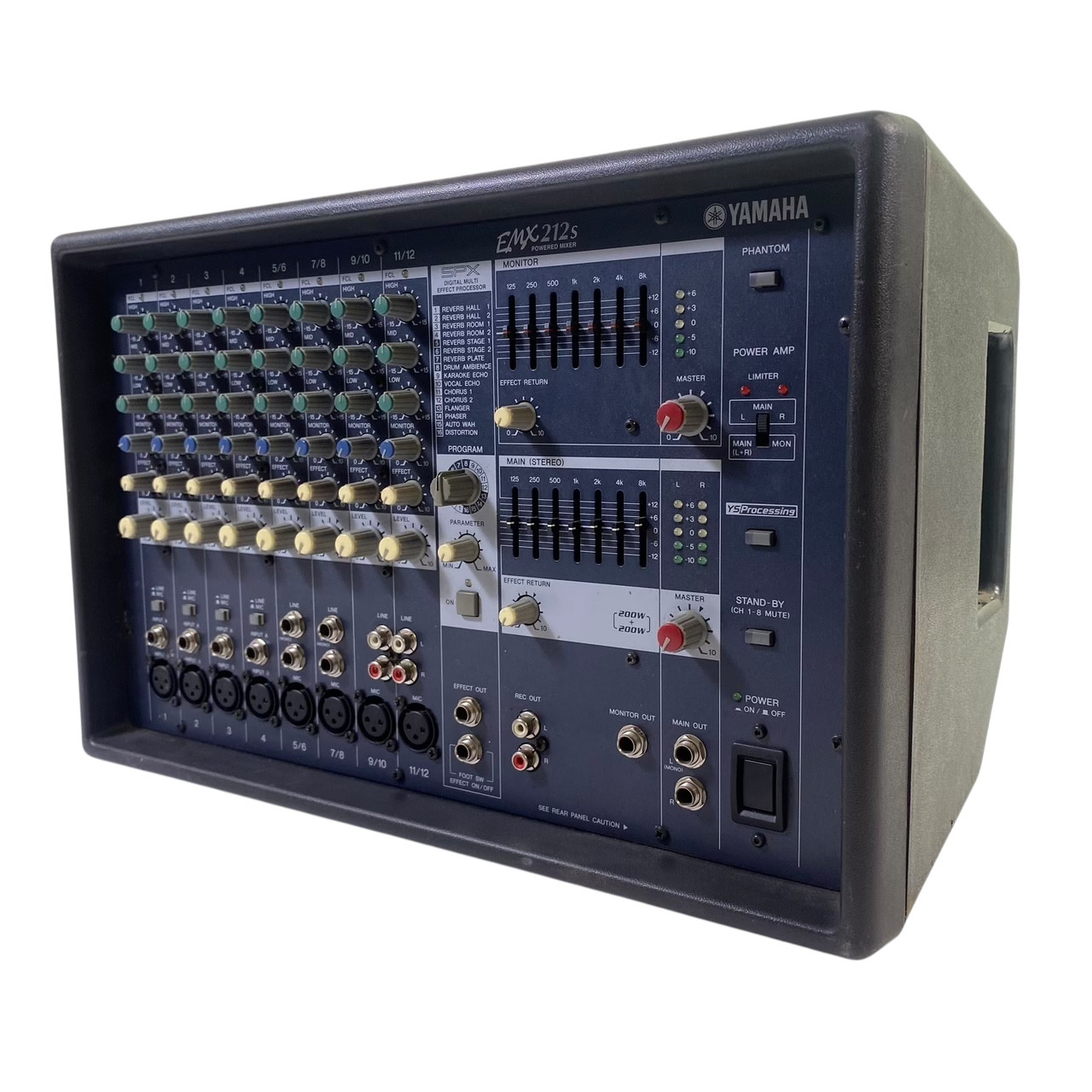 YAMAHA EMX212S パワードミキサー 12チャンネル YAMAHA ボックス型パワードミキサー EMX212S by ヤマハ(YAMAHA)
