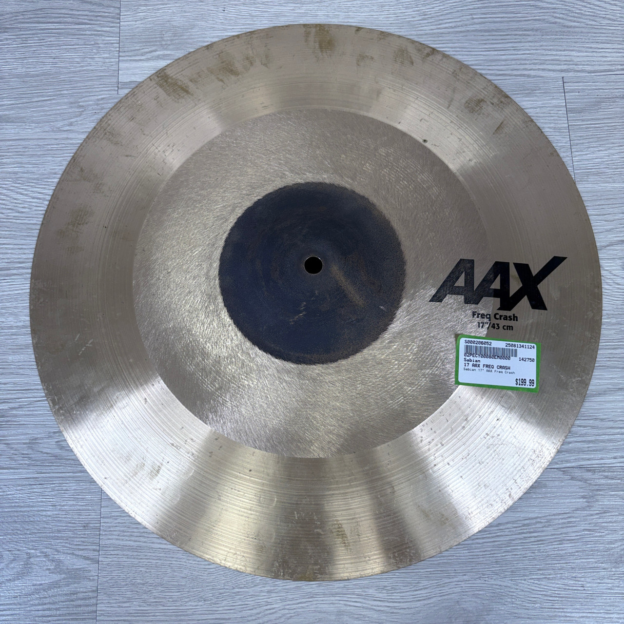 Used Sabian 17 AAX FREQ CRASH Crash Cymbal 17