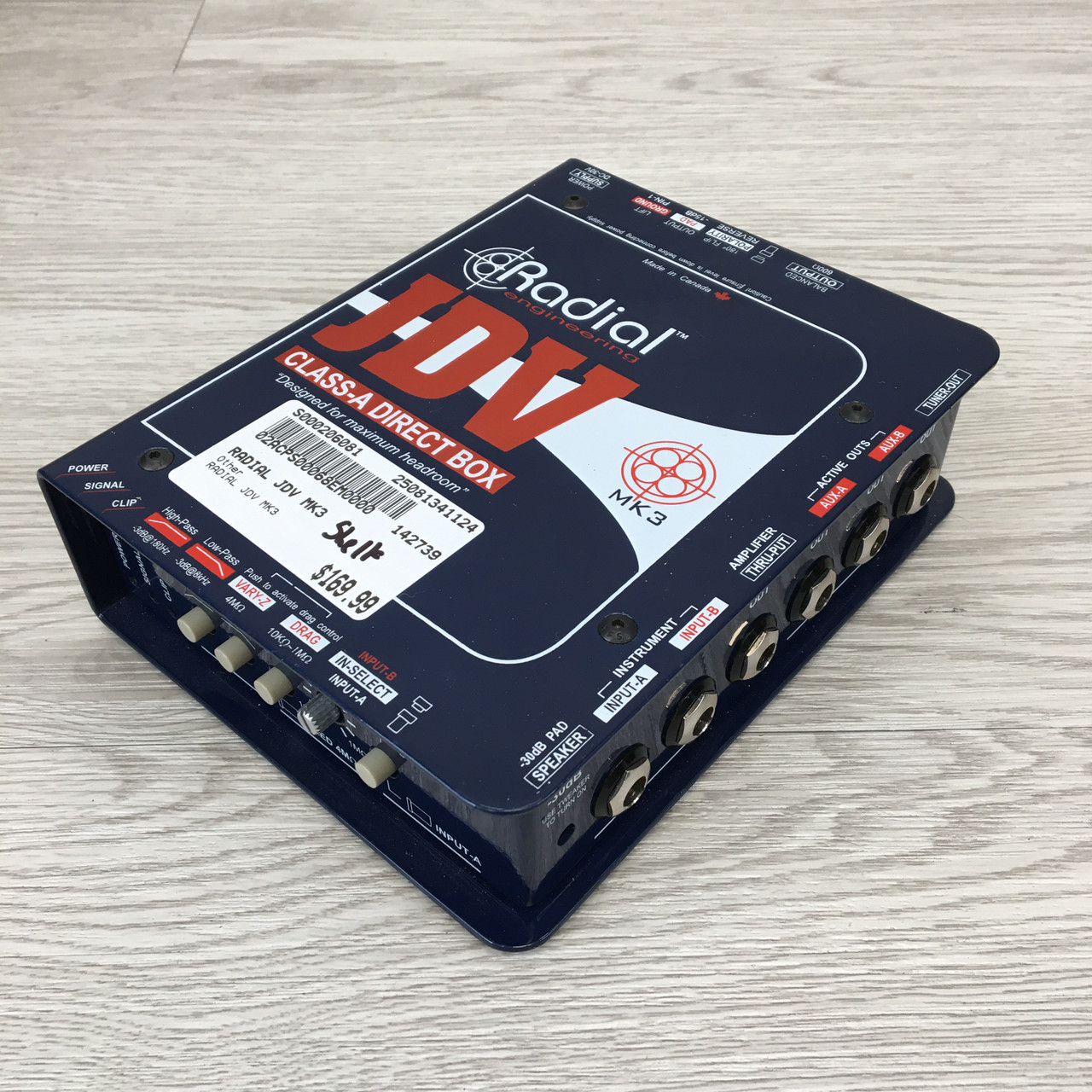 Used RADIAL JDV MK3 Direct Box