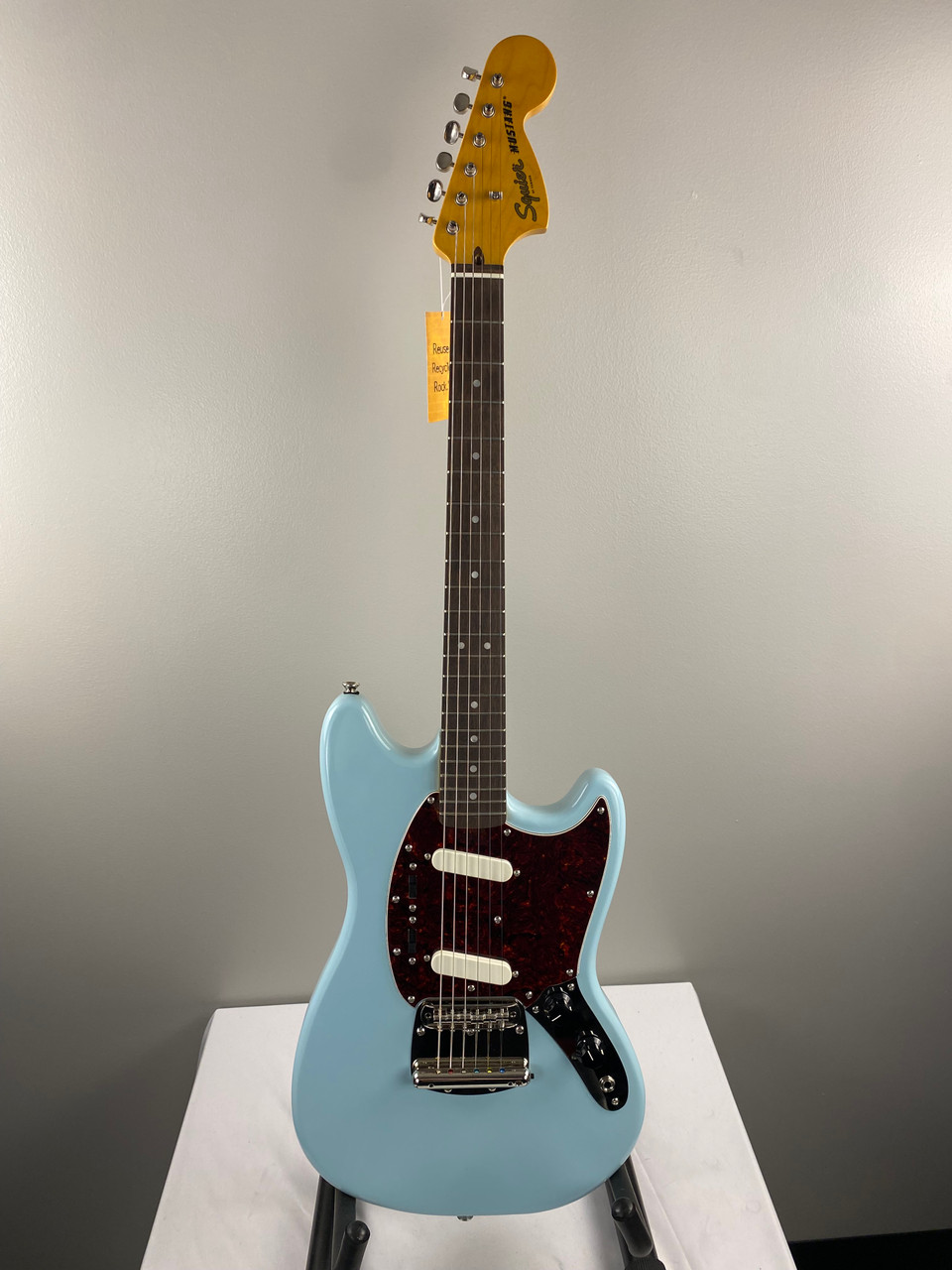 Used Squier CLASSIC VIBE 60S MUSTANG Electric Guitar Blue 6-String