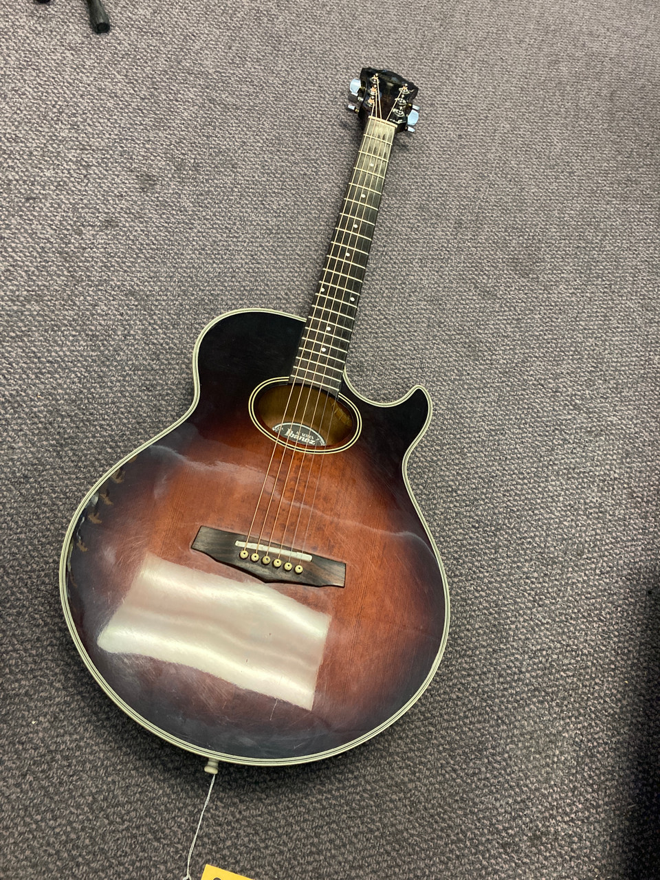 Used Ibanez AE400TV Laminate Top Acoustic Guitar Sunburst