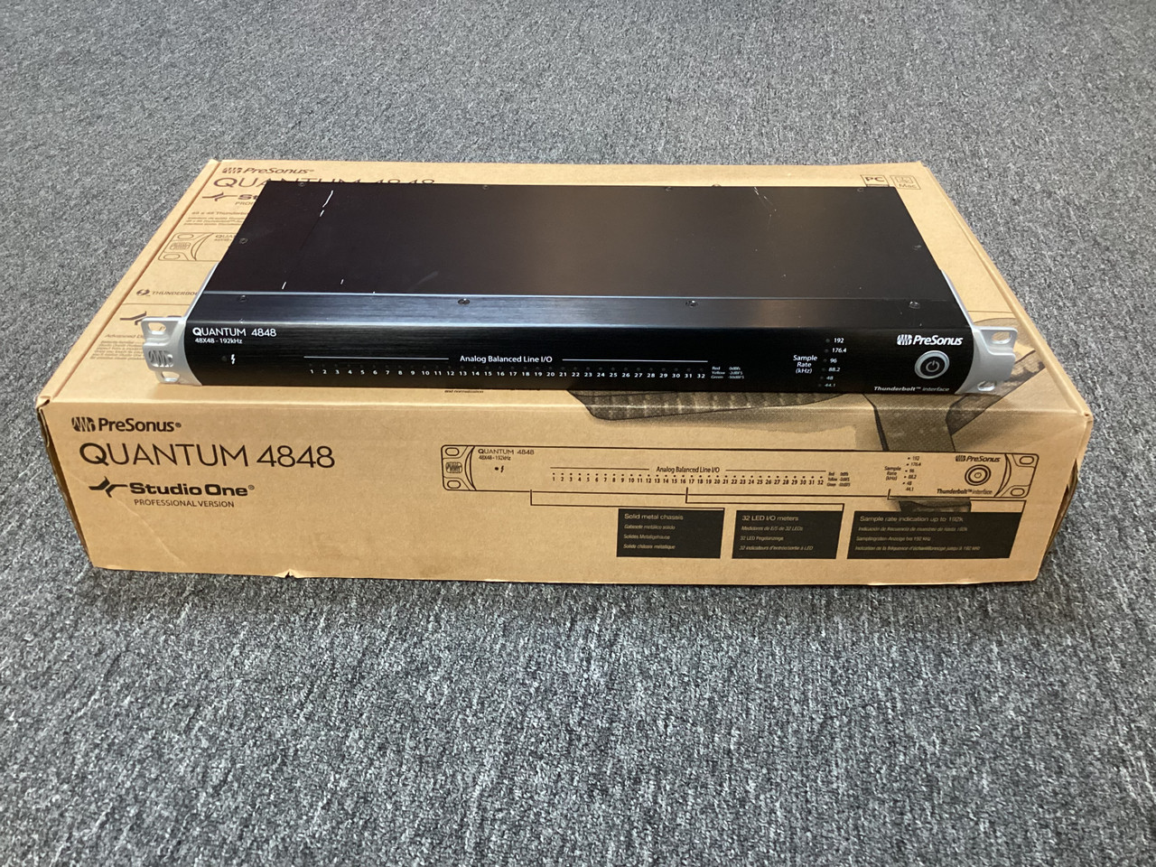 Presonus Quantum 4848 オーディオインターフェイス Presonus Quantum 4848 Thunderbolt Interface - Tested