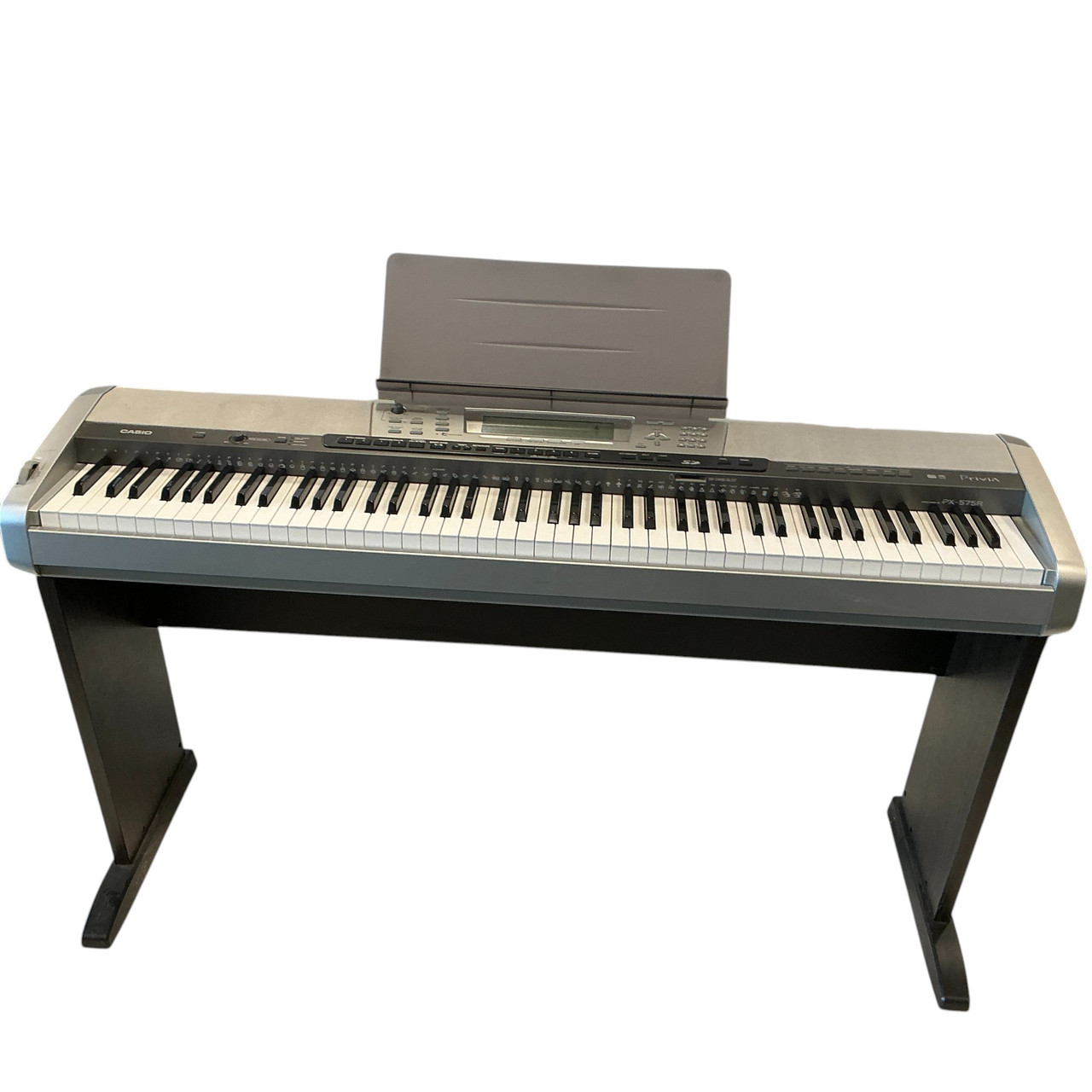 Used Casio PRIVIA PX-575R W/12VDC 88-Key Keyboard 88-key