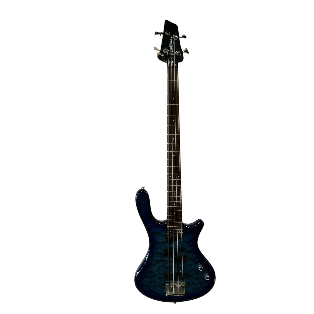 Used Washburn TAURUS T-14 Bass Guitar Blue 4-String