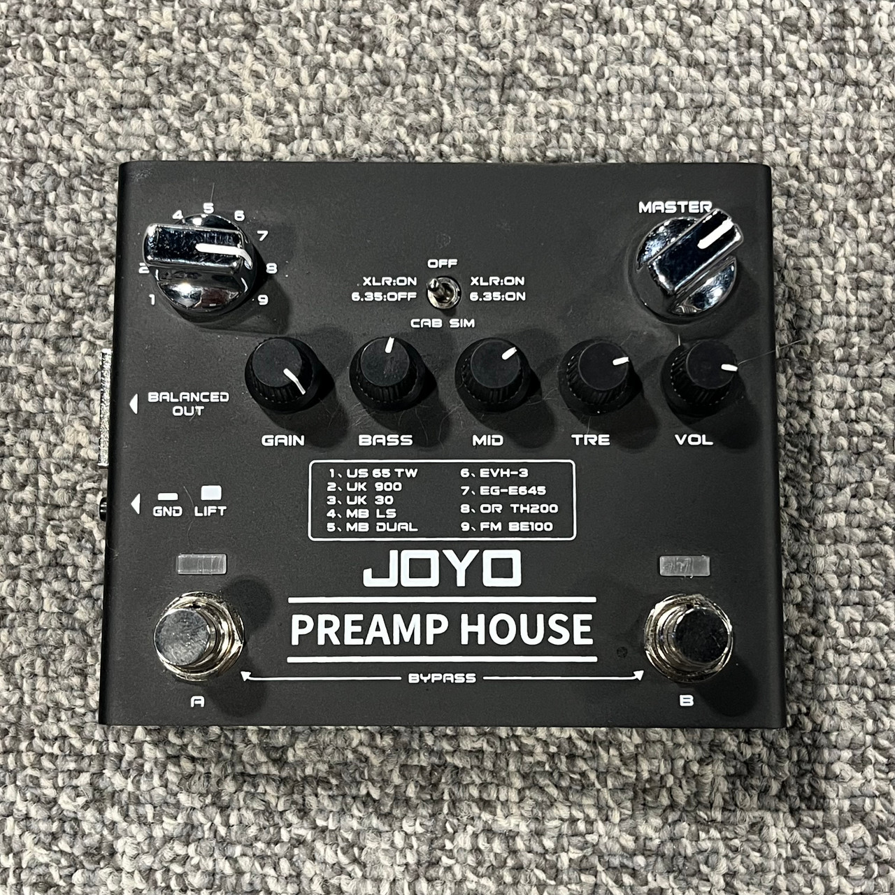 Used JOYO PREAMP HOUSE Guitar Pedal