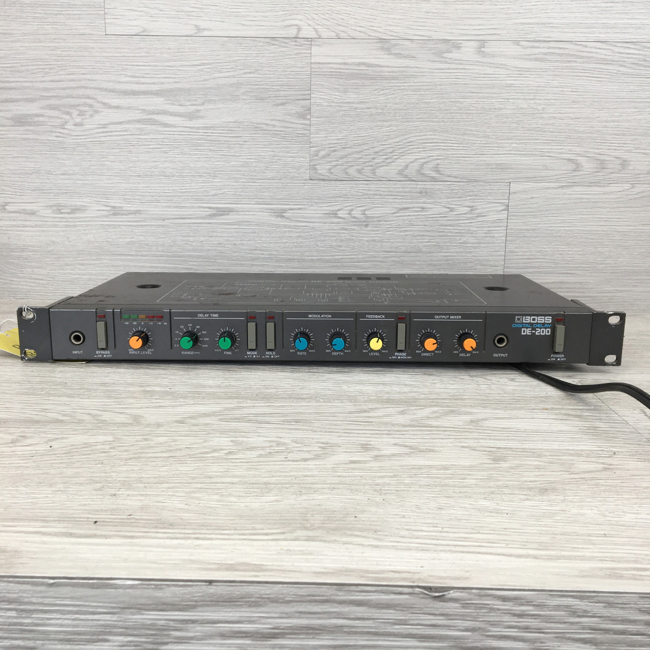 ギター BOSS DE-200 Digital Delay Used Boss DE-200 DIGITAL DELAY Rackmount Guitar Effect