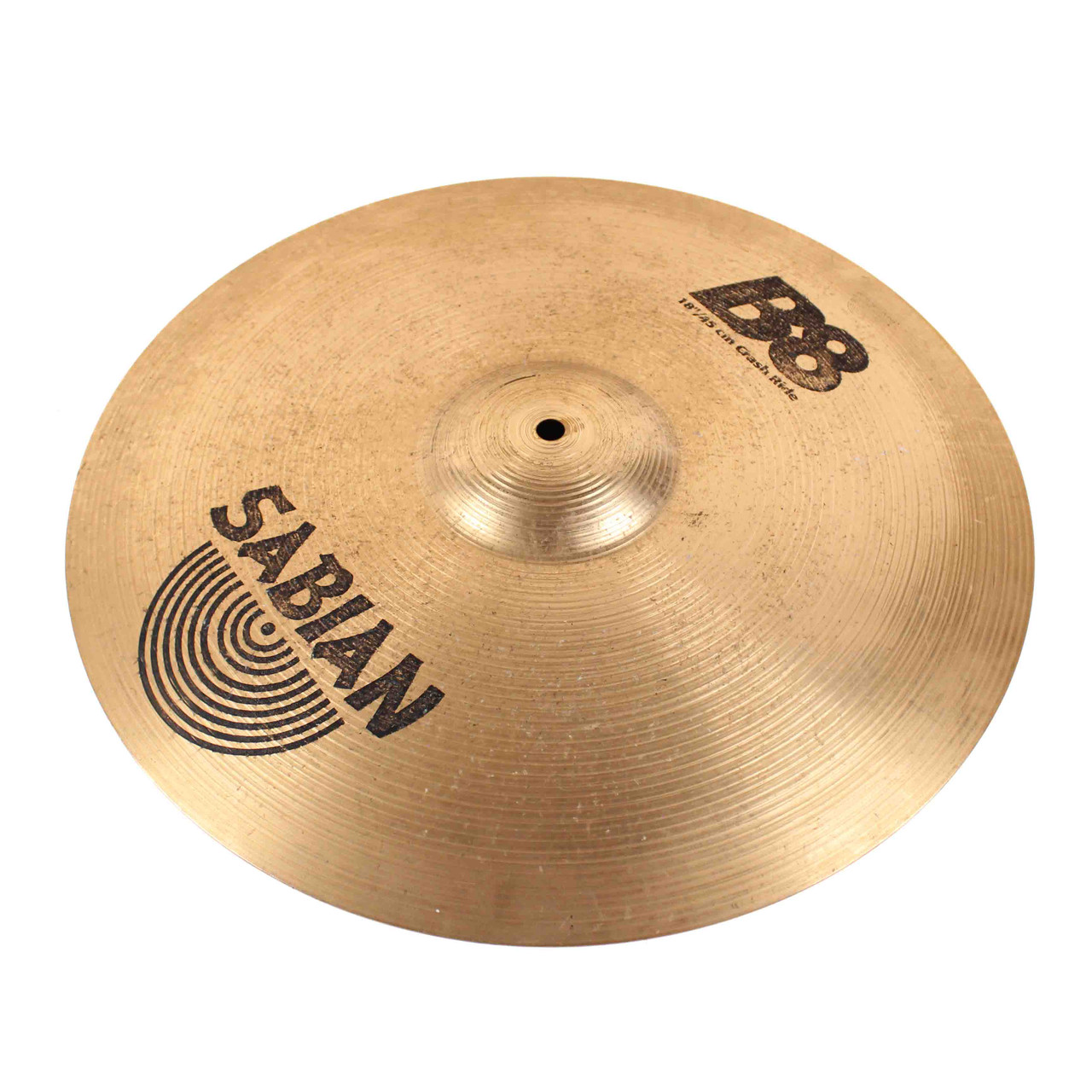 Used Sabian 18 B8 CRASH RIDE Crash Cymbal 18