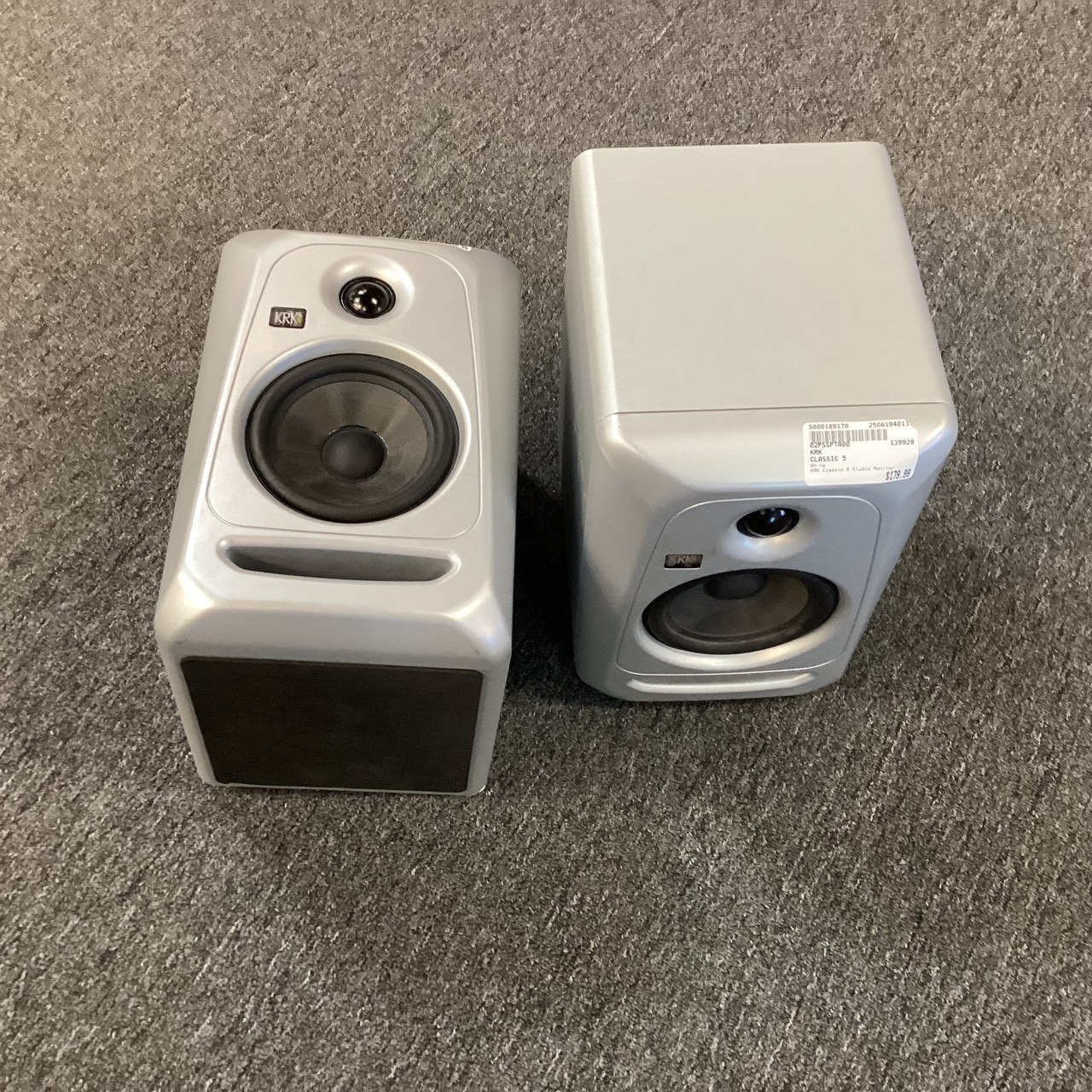 KRK CLASSIC 5 スタジオモニター Classic 5 Powered Studio Monitor - Silver Black – krkmusic