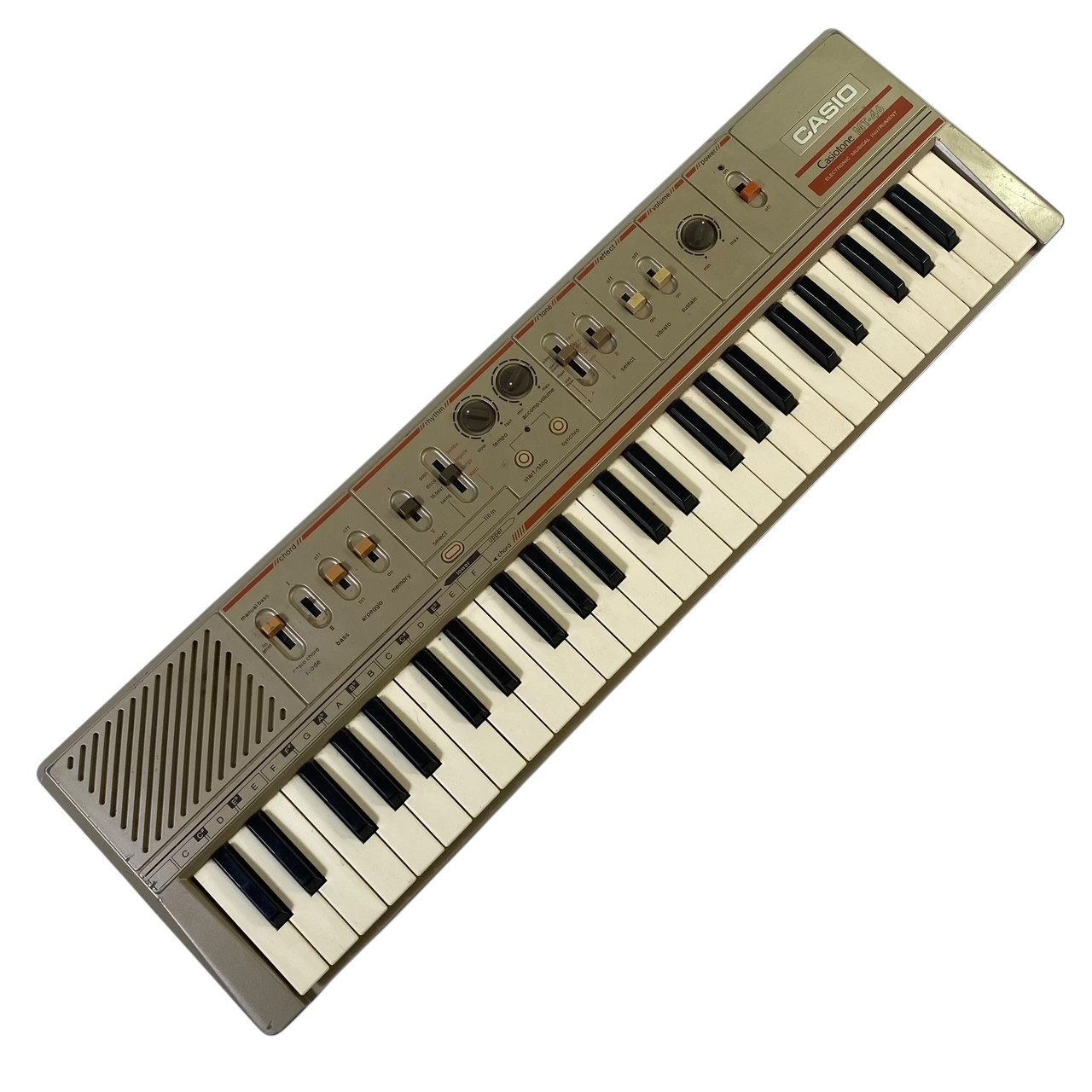 Used Casio MT-46 CASIOTONE Vintage Compact Keyboard Compact