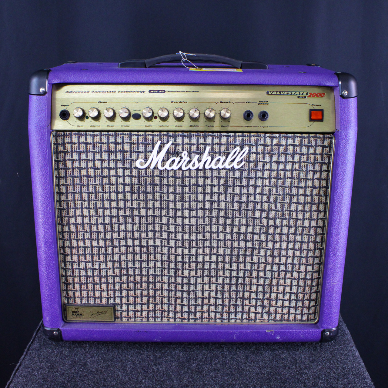 Used Marshall VALVESTATE 2000 AVT50 PURPLE NAMM EDT 1 x 12 Solid 