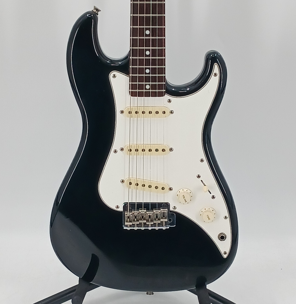 Used Squier BULLET 1 BY FENDER S Type Electric Guitar Black 6-String