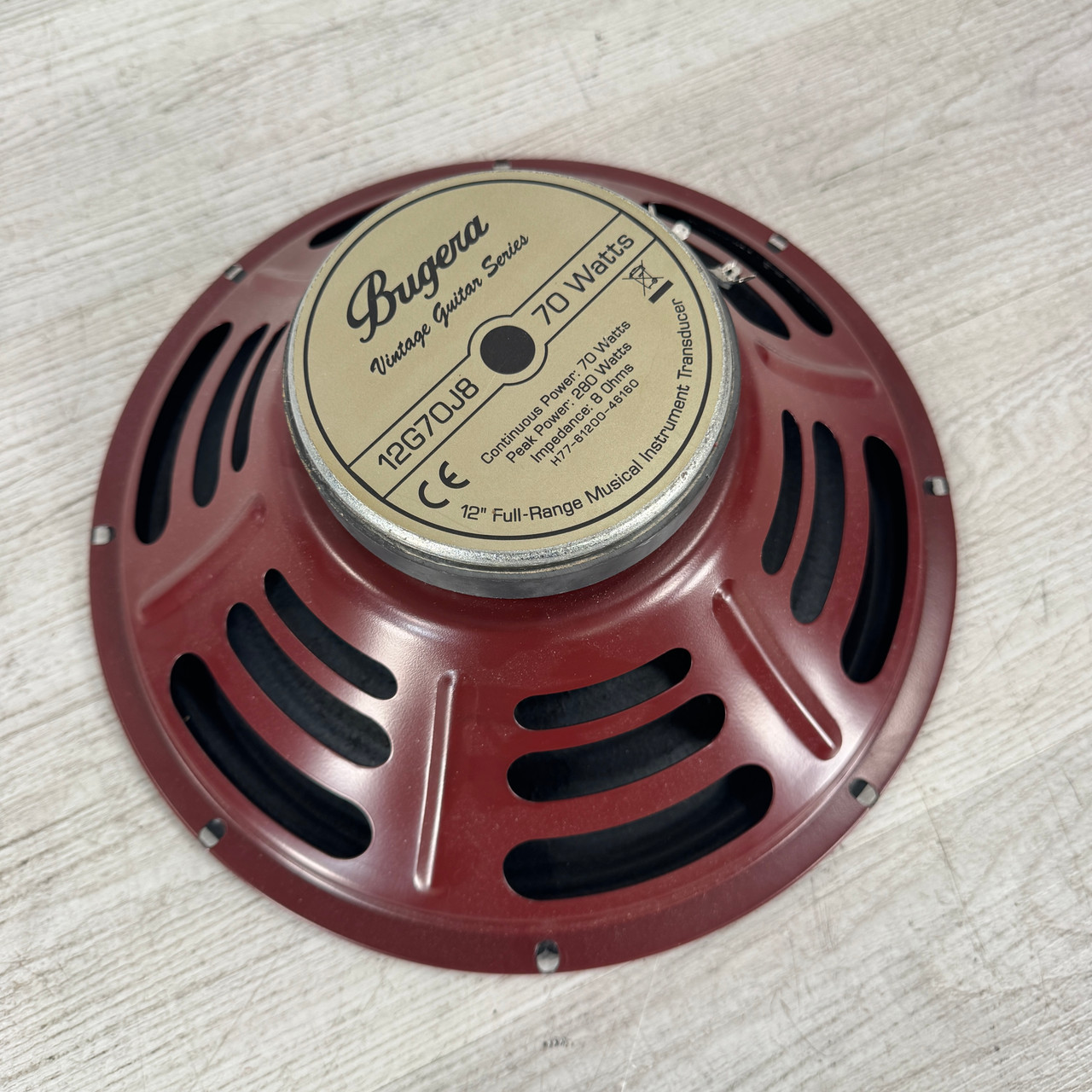 gega ギガ Used Bugera 12G70J8 - 12-inch Guitar Speaker - 70-watt - 8-ohm
