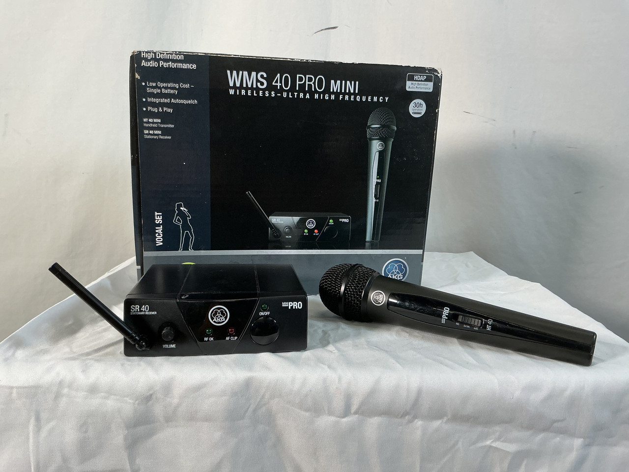 Used Akg SR40 MINI PRO WIRELESS SET Wireless Microphone